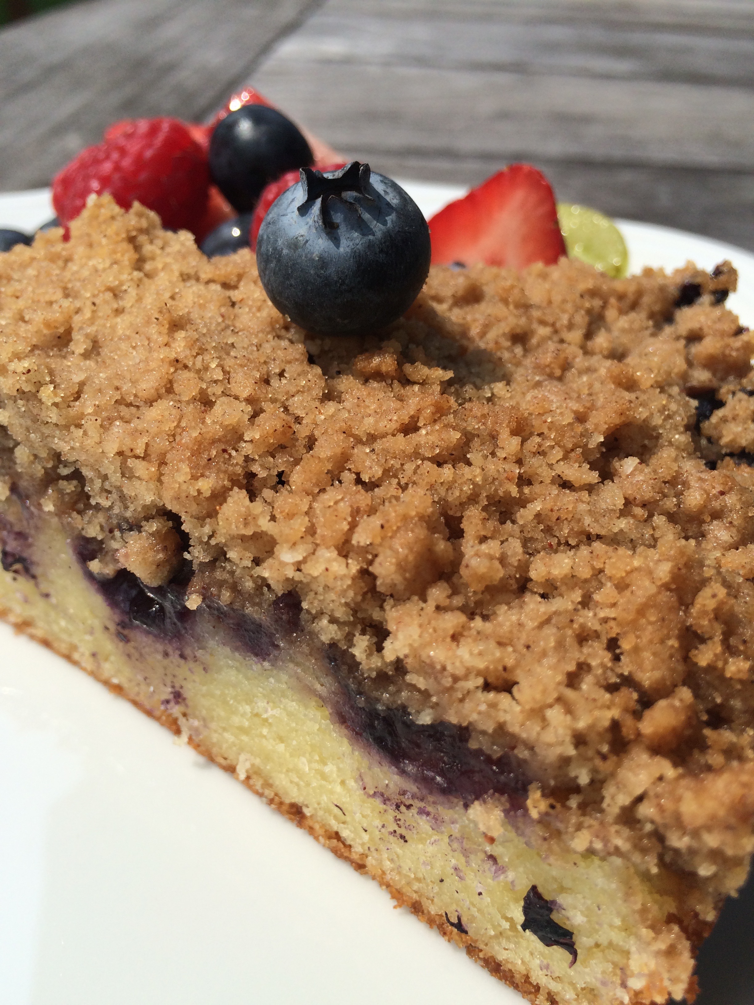 Blueberry Crumb Coffee Cake - Quick Chick Kitchen